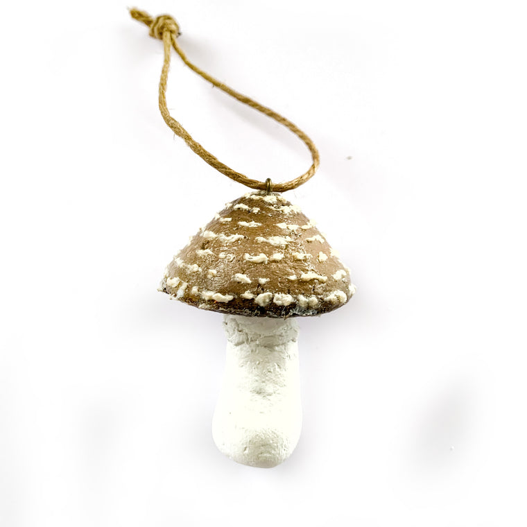 Wild Mushroom 3D Christmas Ornament