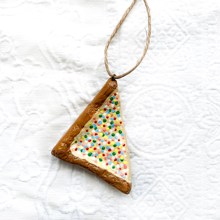 Retro Iconic Fairy Bread small Christmas Ornament