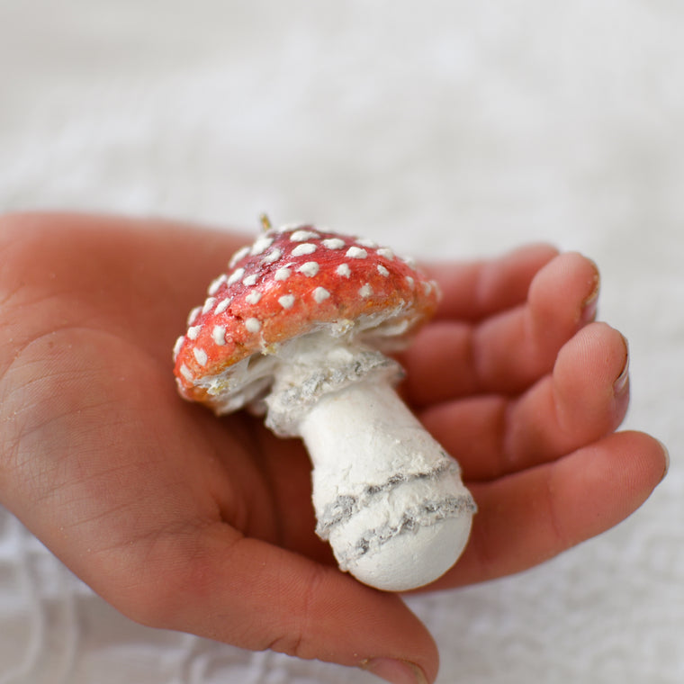 Agaric Toadstool Mushroom 3D Christmas Ornament